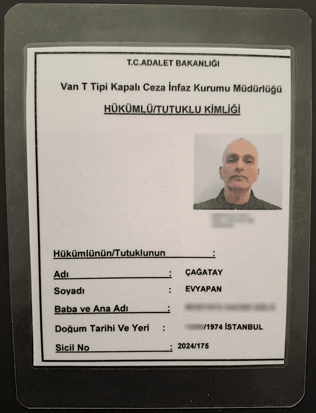 Prison ID Card
